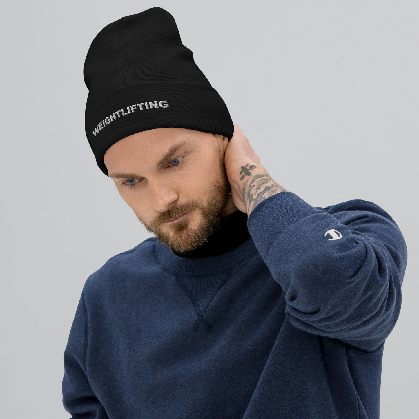 Weightlifting Box Logo - Embroidered Beanie
