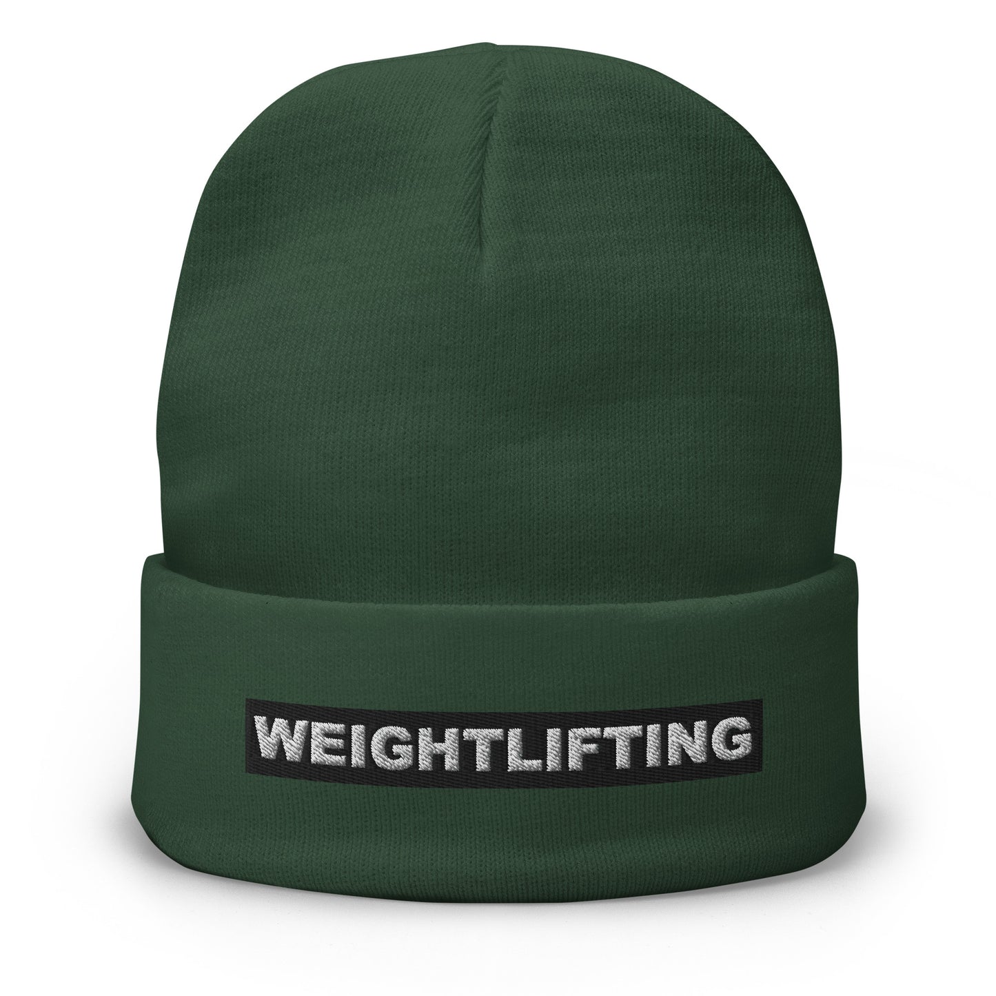Weightlifting Box Logo - Embroidered Beanie