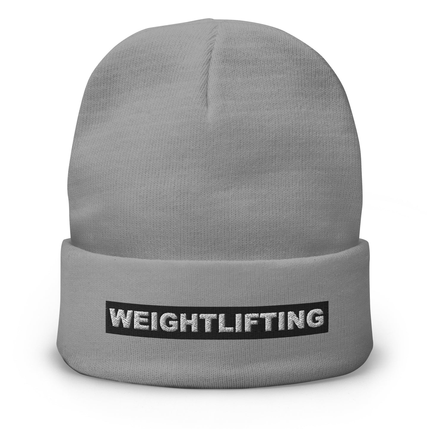 Weightlifting Box Logo - Embroidered Beanie