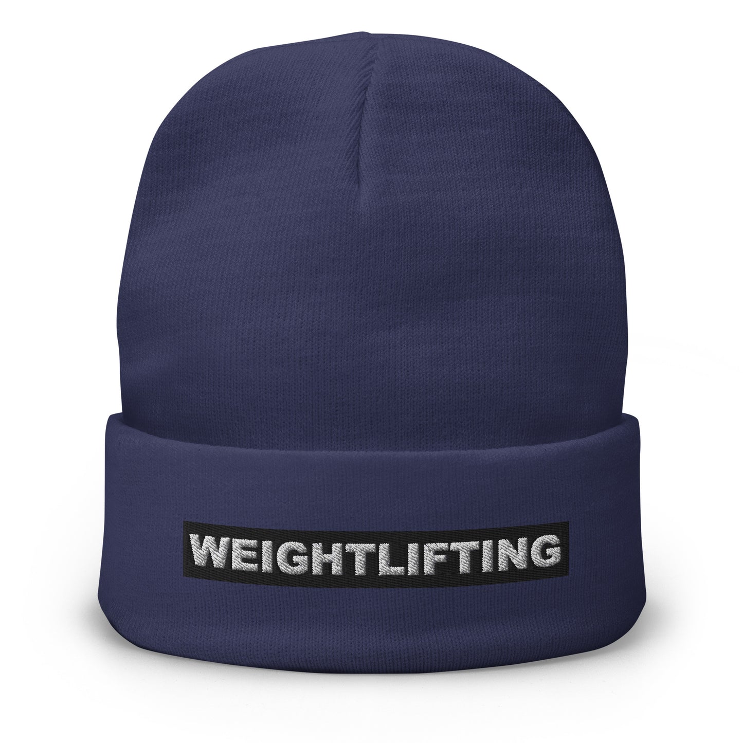 Weightlifting Box Logo - Embroidered Beanie