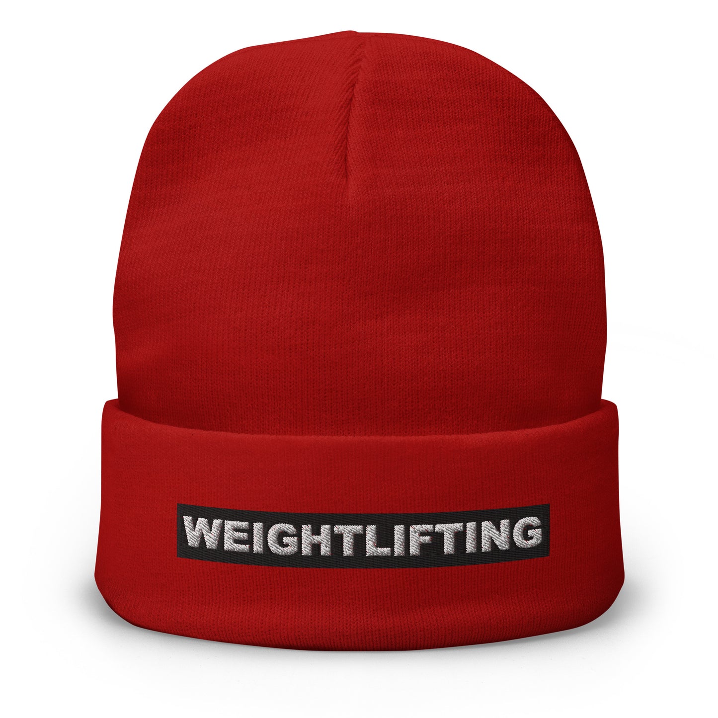 Weightlifting Box Logo - Embroidered Beanie