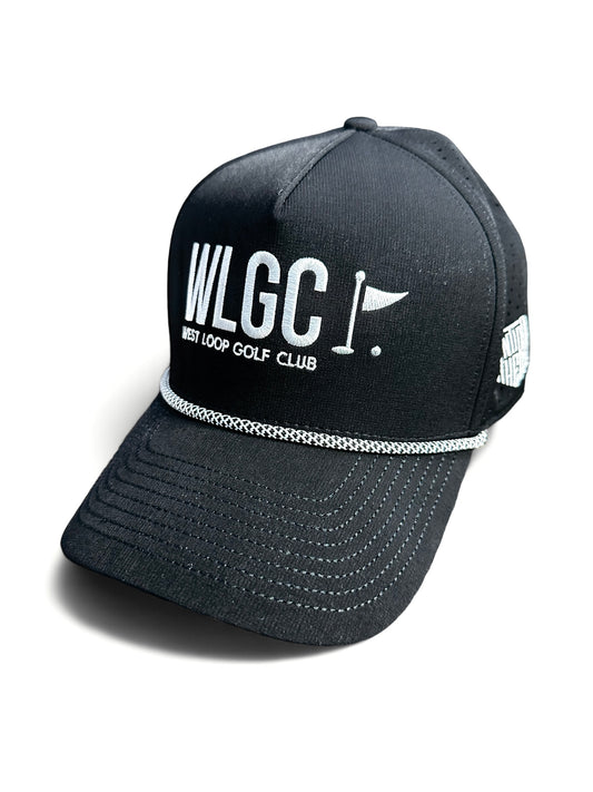 WLGC - 5 Panel Rope Hat (Black)
