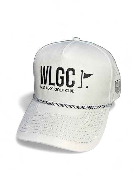 WLGC - 5 Panel Rope Hat (White)