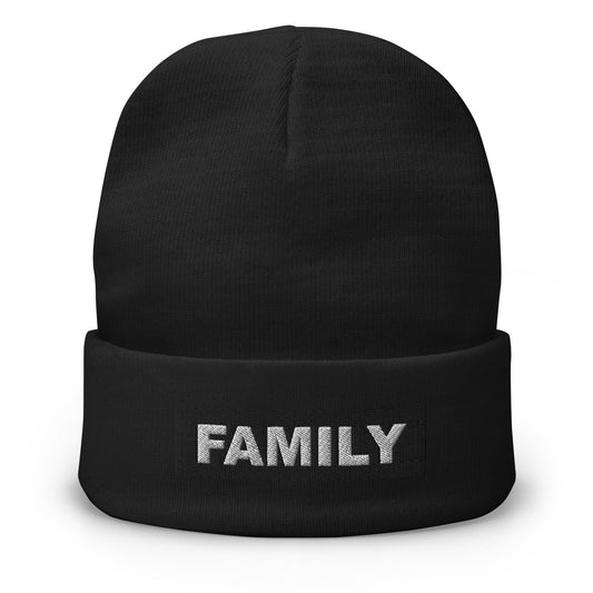 Family Box Logo - Embroidered Beanie