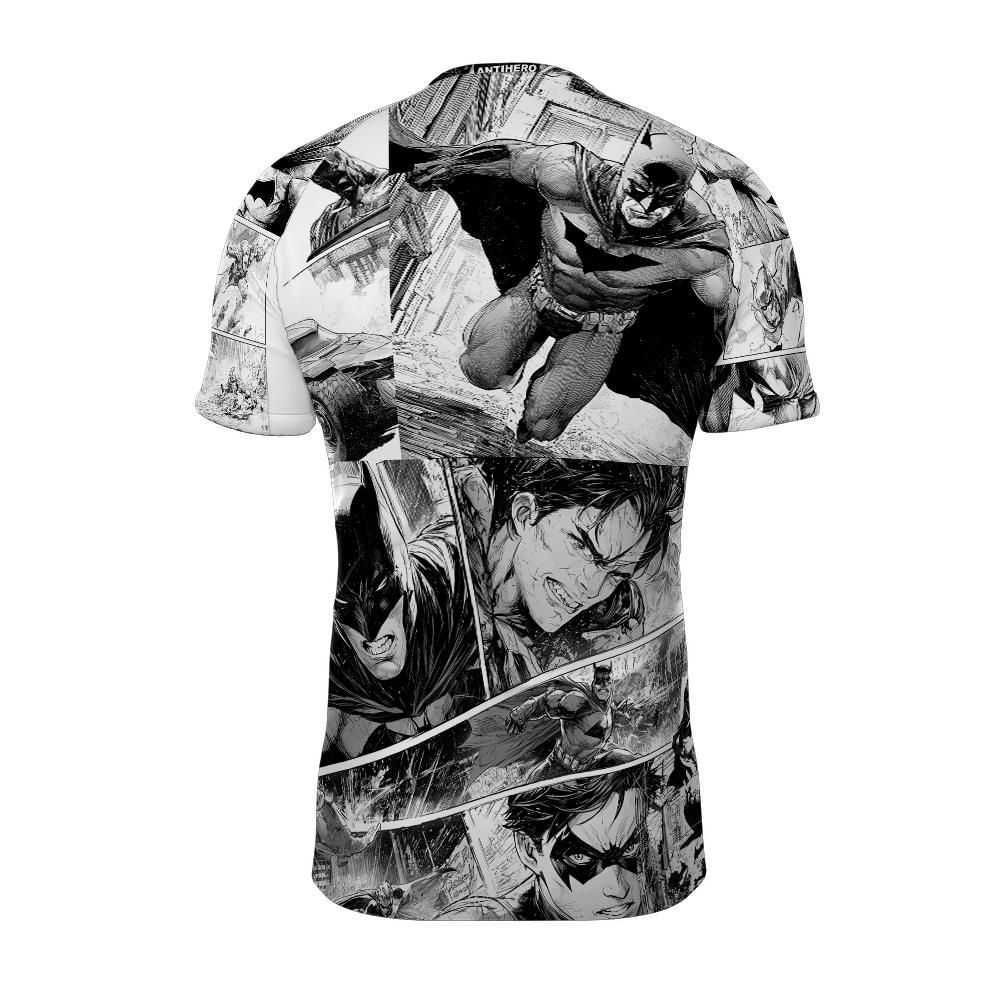 Dark Knight Comic - Short Sleeve Rash Guard