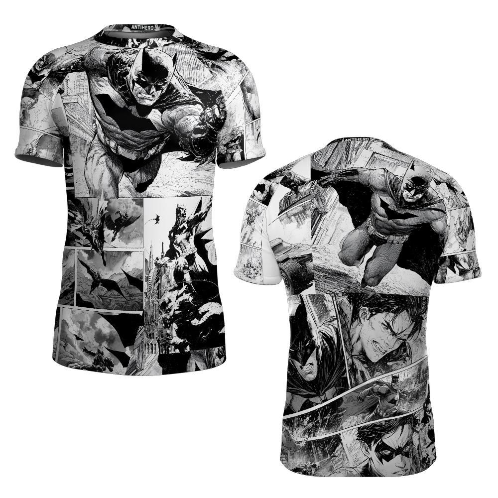 Dark Knight Comic - Short Sleeve Rash Guard