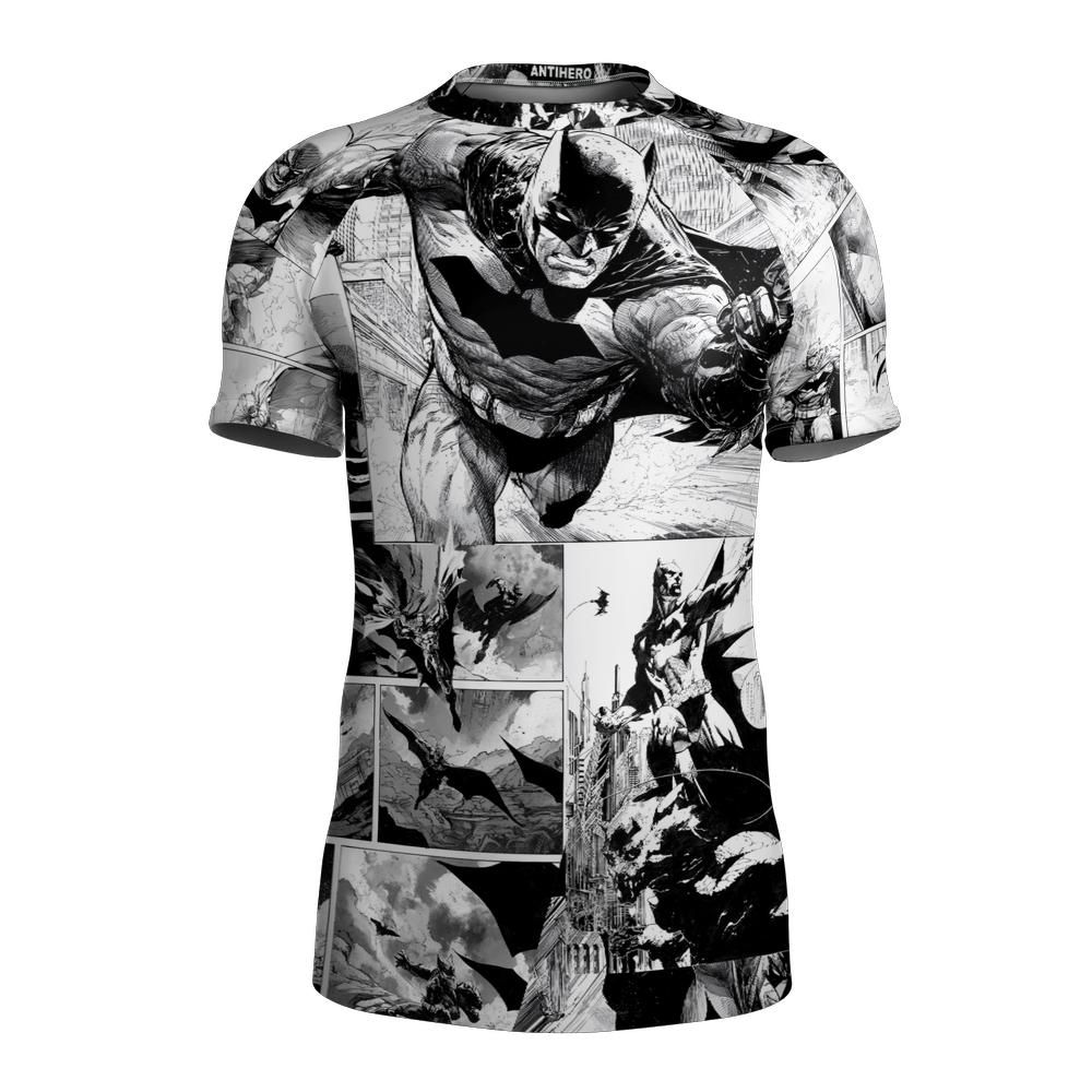 Dark Knight Comic - Short Sleeve Rash Guard