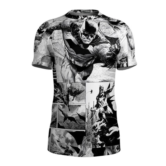 Dark Knight Comic - Short Sleeve Rash Guard